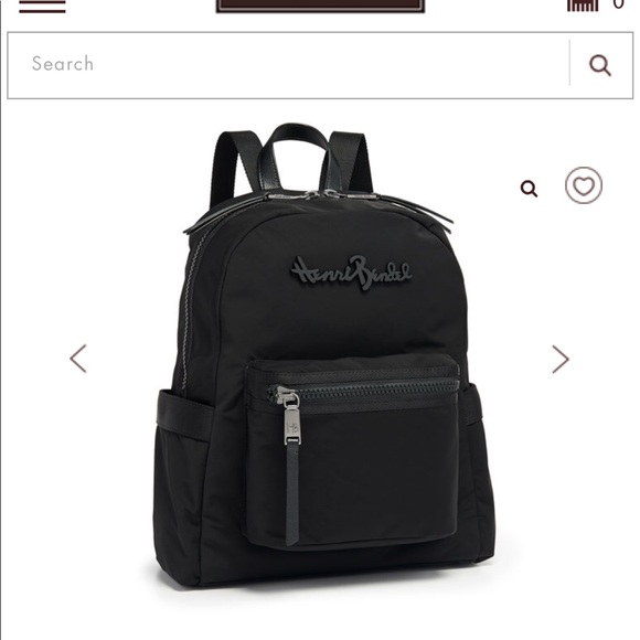 henri bendel nylon backpack
